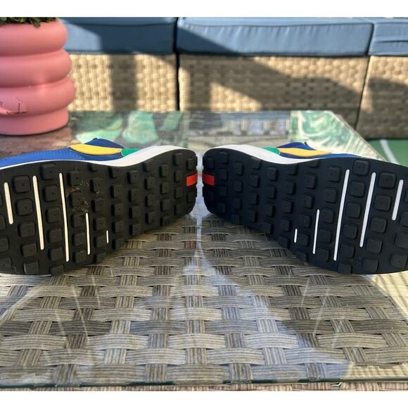 Nike Waffle One SE Green/Blue/Yellow/Red Sneaker Kids 5Y / Women’s 6.5 - Picture 7 of 8